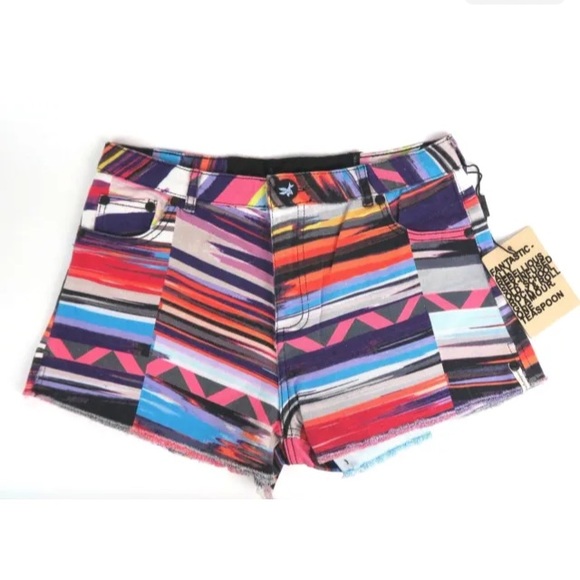 NWT One Teaspoon Equador Chopper Shorts Sz 10 - Picture 4 of 8